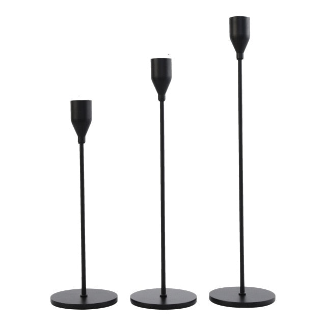 Candle Holders For Taper Candles Set Of 3 Candle Holders Decluttered Homes