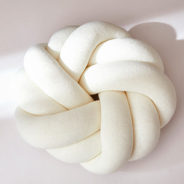 Creative Knot Ball Pillow Flower Creative Knot Ball Pillow Flower Decluttered Homes