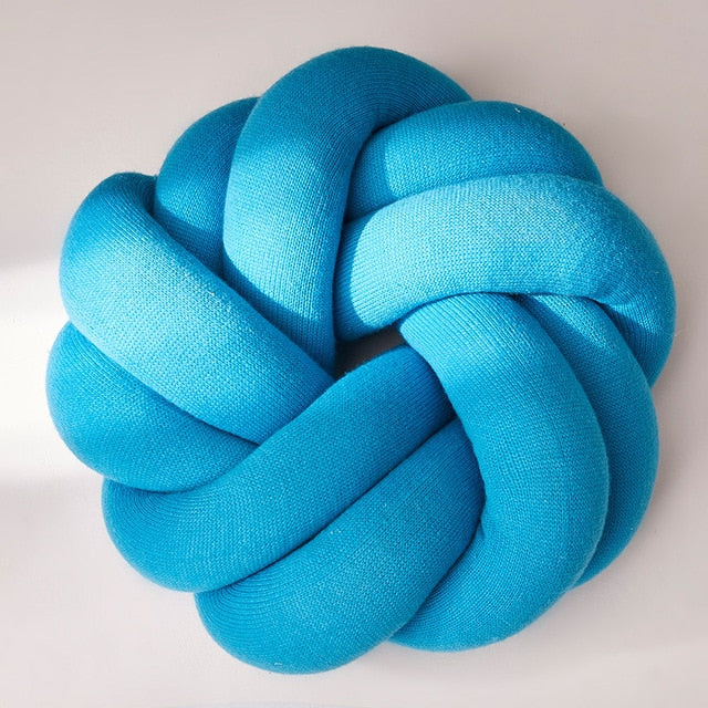 Creative Knot Ball Pillow Flower Creative Knot Ball Pillow Flower Decluttered Homes